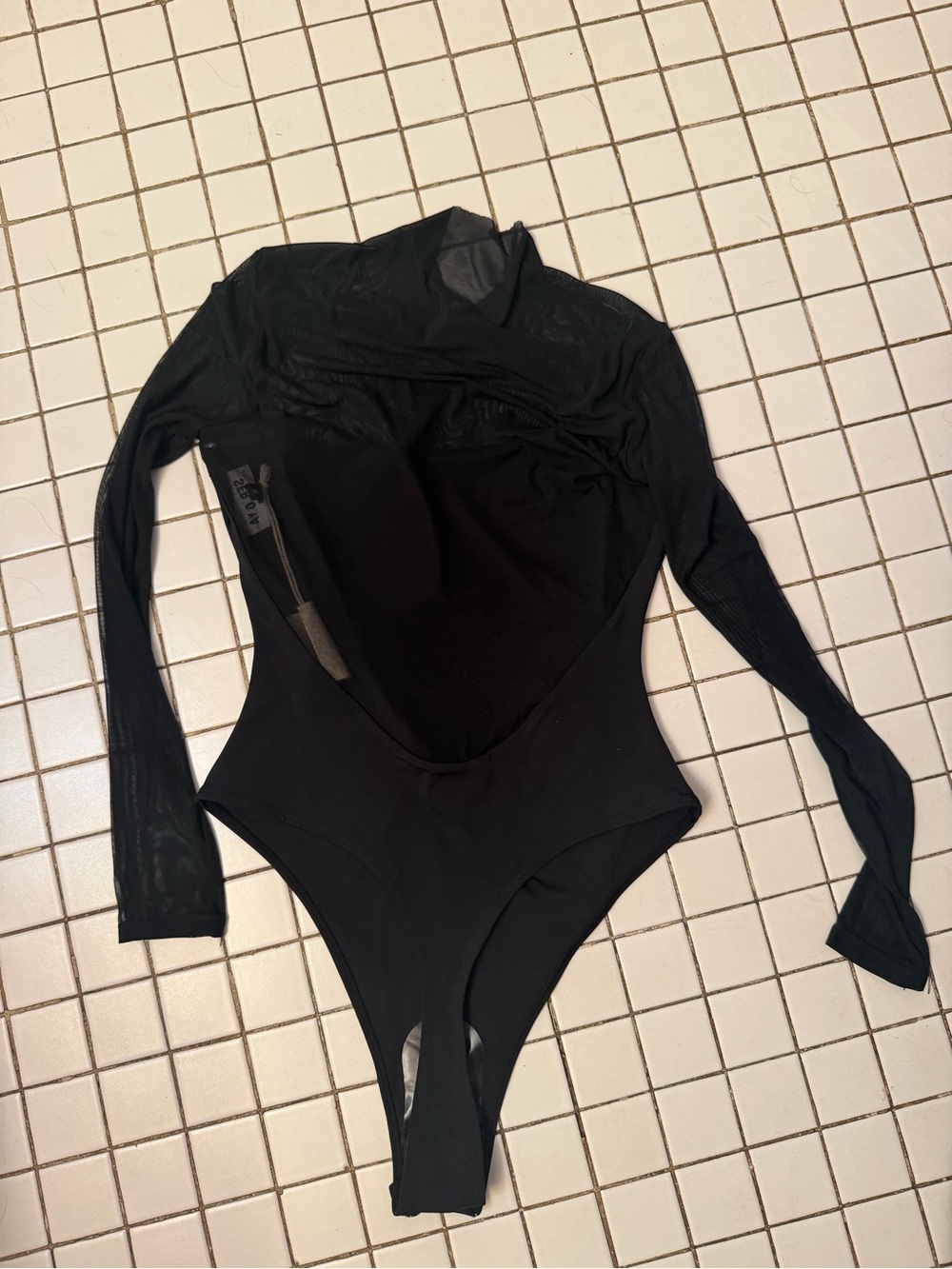 NWT SER.O.YA SEROYA BRANDI MESH BODYSUIT SIZE SMALL $178 REVOLVE - Picture 3 of 14